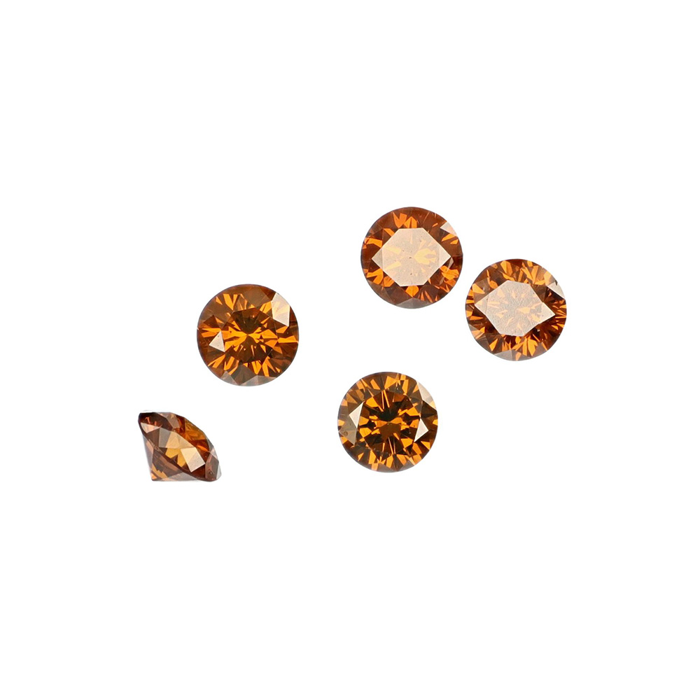 Guldbolaget - Naturliga färgade diamanter, rödbrun